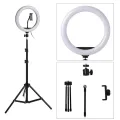 10 Inch Selfie 26CM Ring Light With 7ft Stand Tripod and 10 Inch Selfie LED Ring Light useful for TIKTOK Light With Adjustable Phone Holder 360 Rotatable Ring LED Studio Camera For YouTube, Online Classes, TikTok & Photography. 