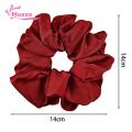Muses Mall Decorative Hair Band Large Elastic Hair Tie for Girls Smooth Satin Hair Ring Ponytail Holder with High Elasticity Bun Hair Ball Rope Accessory for Women Fashionable Elastic Band. 