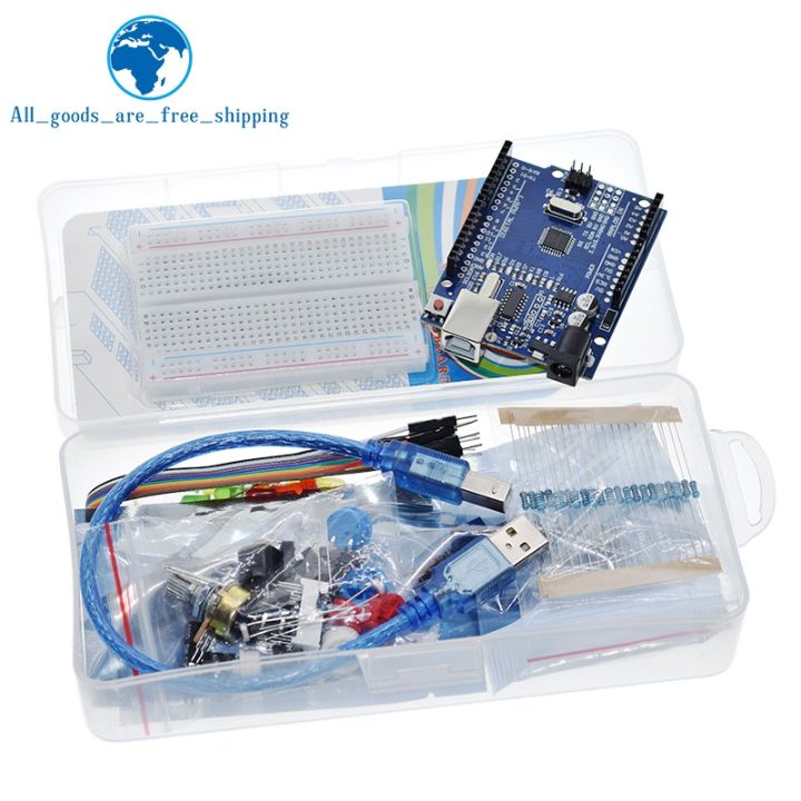 Tzt%20Basic%20Starter%20Kit%20For%20Arduino%20Uno%20Set%20R3%20Diy%20Kit%20-%20R3%20Board%20/%20Breadboard%20Box%20-%20Image%205