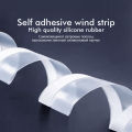 LibiSpecial Window Weather Stripping Door Draft Blocker Silicone Shower Glass Gaps Side of Door Seal Strip Dust Insulation Noise Reduction. 