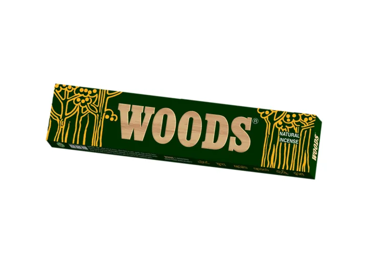 Woods Incense - Premium Natural Incense Sticks (Small) - 6 packets