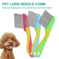 Pet Hair Accessories Stainless Steel Dog Flea Comb Fine Toothed Seahorse Shape Pet Hair Comb Long Short Lice Comb Massage. 