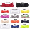 【BestGO】Shoes Accessories Solid Color Shoestrings Outdoor Athletic Shoe Laces Round Shoelaces Sneaker Shoe Lace Hiking Boot Shoelaces. 