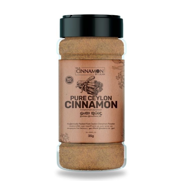 True Cinnamon by Lalan - Cinnamon Powder Spice bottle 35g | Daraz.lk