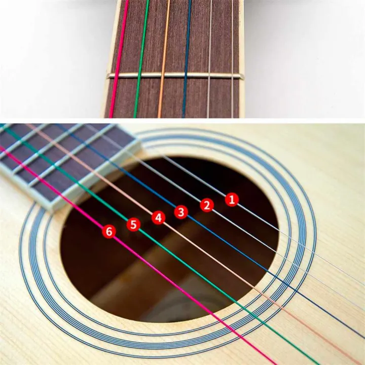 Colorful%20Rainbow%20Guitar%20Strings%20E-A%20(1%20Set%206pcs)%20for%20Acoustic%20Folk%20Guitar%20Classic%20Guitar%20Multi%20Color%20Guitar%20Strings%20/%20Wire%20Set%20-%20Image%207