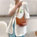 2022 New Solid Color Elegant Hobos Ladies Casual Underarm Bag Women's Handbags Retro. 