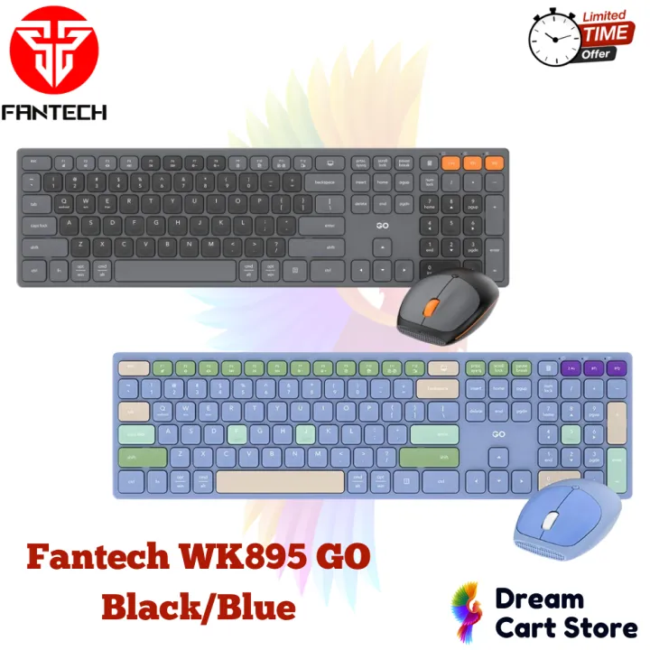 FANTECH WK895 GO Pop Office Wireless Keyboard Mouse Combo