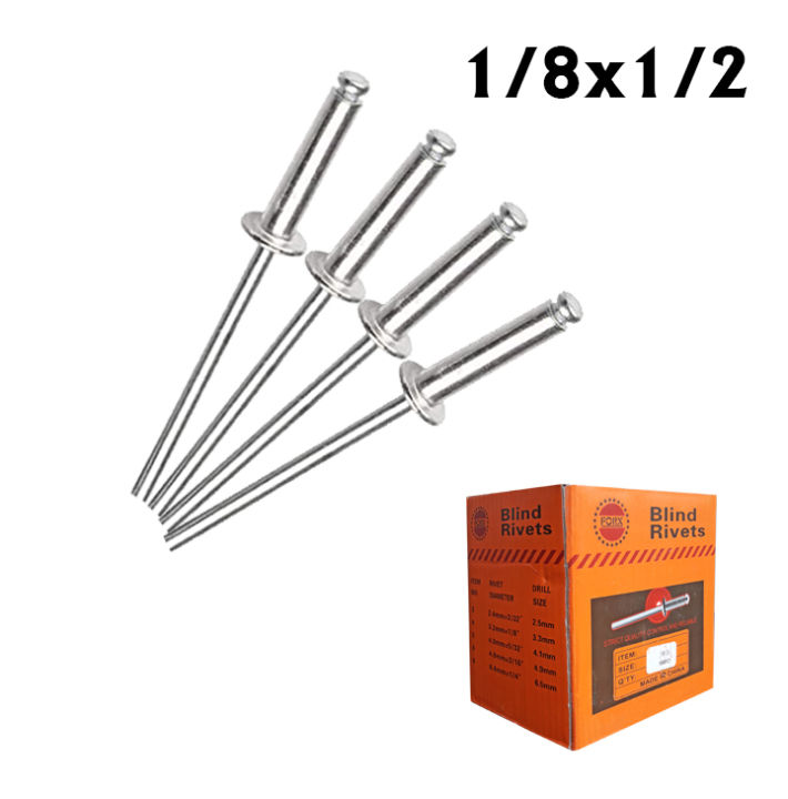 Pop Rivet/  Pop Rivet 1/8 x 1/2 1000Pcs/ Rivet