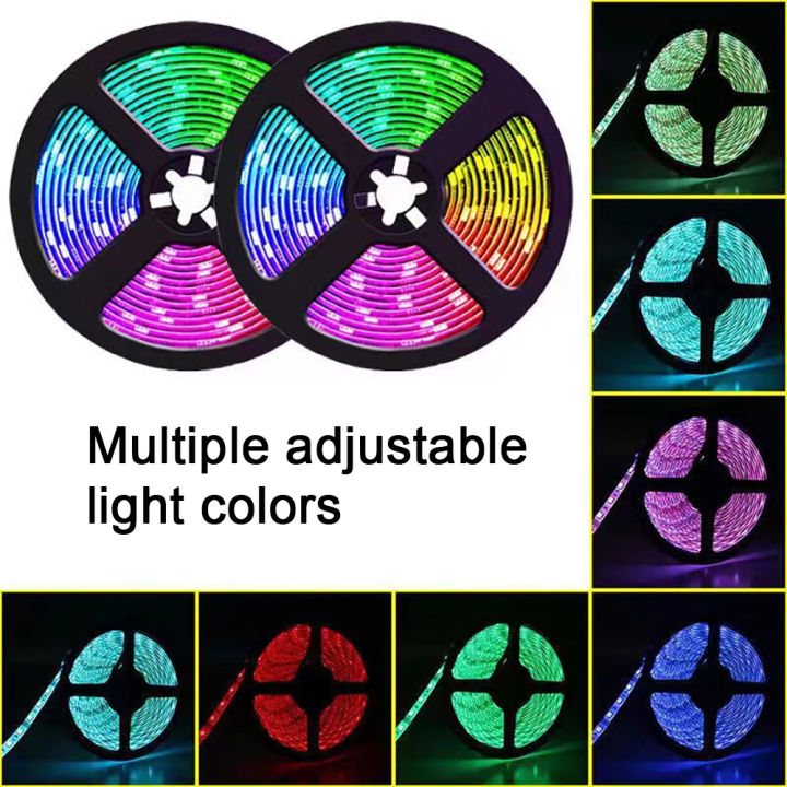 USB 5V Led Strip with Remote Control 5050 SMD RGB Led Tape Diode for TV ...