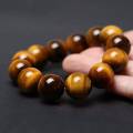 Natural tiger eye bracelet Higher Grade 10mm,8mm Bracelet for Men and Women with Transparent Flyers Cover Fashion Jewelry. 