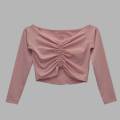 Front off shoulder top Girls crop top crop top for girls long sleeve top for girls crop top for girls. 