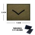 LIBERWOOD UK British Flag Army Infrared Reflective IR Patch Uniform Rank Arms Shoulder Armband MP MED CP Hook Tab Badge Emblem. 