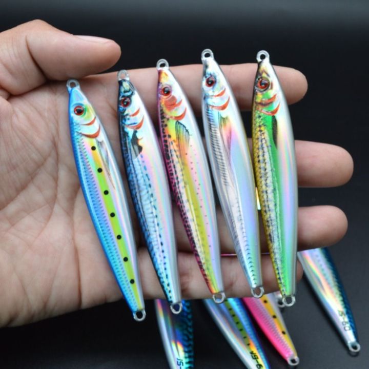 Sinking 30g 40g Spanish mackerel Minnow Spanish mackerel Metal Fishing Lure Jig Bait Lead Casting