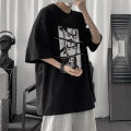 Naruto Clothes Short Sleeve MaleTT-shirt Anime Print Two-Dimensional Casual All-Match Loose-Fitting plus Size Half-Length Sleeves Top. 
