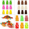 Kitchen accessories 53cell Jelly Mold Cavity Silicone Gummy Bear Chocolate Mold Candy Maker Ice Tray JUE. 