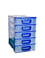 Mini Drawer Premium Quality Transparent Type 5 Layers Set Plastic Storage For Medicine, Stationery Items, Cosmetics, Money, Jewelry & Other Small Items Storing Purpose. 