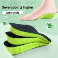 【Hot】 1Pair Height Increase Insoles For Men Women Shoes Flat Feet Arch Support Orthopedic Insoles Sneakers Heel Lift Half Shoe Pads. 