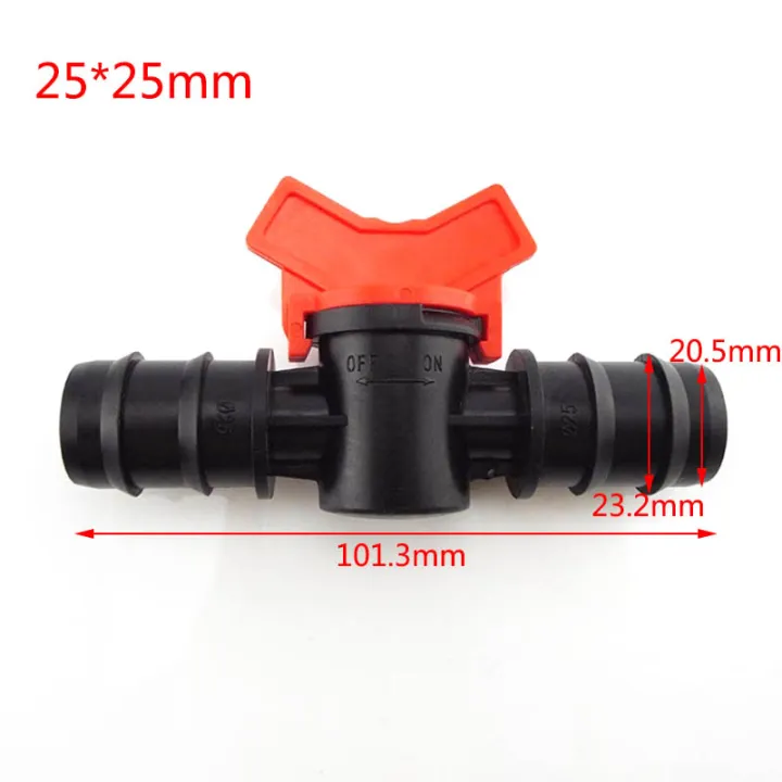 【ZOSR】Merlin Irving Shop 1/2 3/4 Garden Watering Hose Tap DN15 DN20 Irrigation Water Valve 16mm 20mm 25mm PE Waterstop Connector Cranes