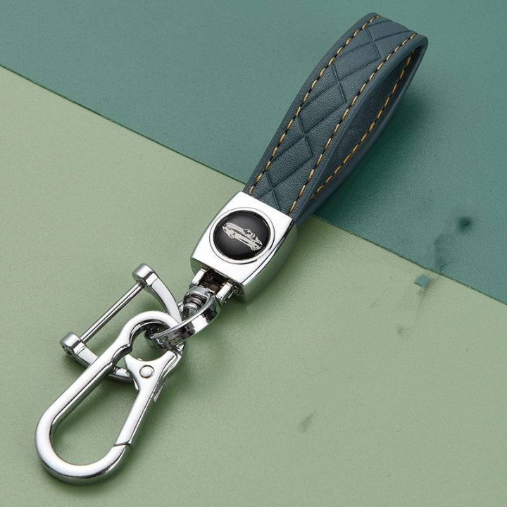 Woken Rope Keychain Automotive keybox universal keychain woven rope double chain keychain ...