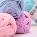 100g/pc T Shirt Thick Soft Cloth Yarn for Hand Knitting Crochet Woven Handbag Blanket Thick Yarn. 