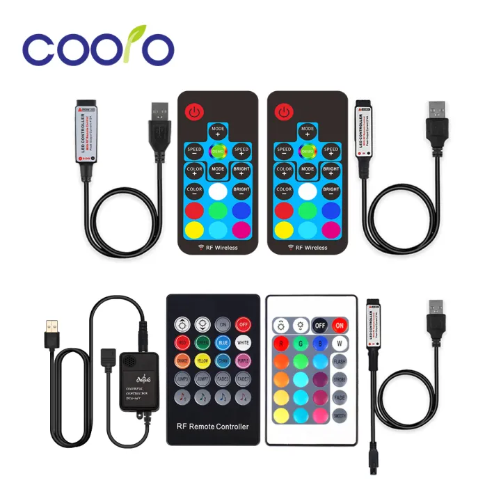 17 Key Usb Led Rf Usb Led Controller Mini 3key Rf 17key Music 20key Ir 24key Bluetooth ...