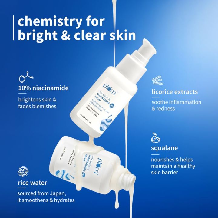 Plum%2010%25%20Niacinamide%20Face%20Serum%20with%20Rice%20Water%20%20Vitamin%20B3%20with%20Japanese%20Fermented%20Rice%20Water%20%20For%20Clear,%20Blemish-Free,%20Bright%20Skin%20%20Suits%20All%20Skin%20Types%20%20Fragrance-Free%20%2015%20ml%20-%20Image%208
