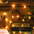 Outdoor String Lights Waterproof Battery-Powered Glare Free Energy-saving High Brightness Decorative Lamp Plastic Mini Bulb Style Outdoor Party LED Fairy Lights for Home led light strip. 