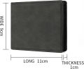 Wallet For Men Slim 6 Credit Card Holder Slots Small Thin Men's Wallet Bifold Minimalist Front Pocket Large Capacity. 