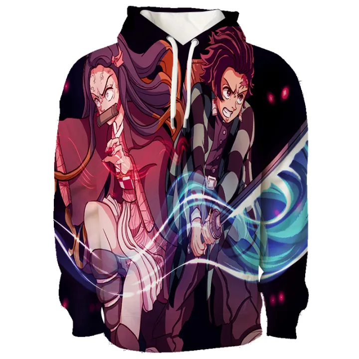 2021%203D%20Printing%20Hoodies%20Anime%20Demon%20Slayer%20Men's%20Sweatshirt%20Cosplay%20Kimetsu%20no%20Yaiba%20Nezuko%20Jacket%20For%20Teenager%20Women%20Clothes%20-%20Image%205