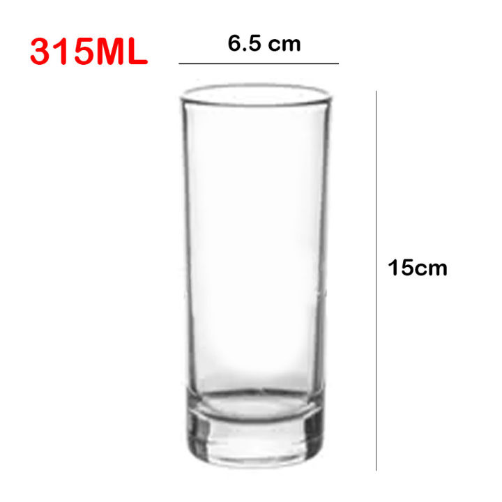 6%20Pcs%20-Red%20Cherry%20Drinking%20Glass%20Set%20Clear%20Tumbler%20Drinking%20Glass%20(165ml-Mini%20Glass/%20285ml)%20-%20Image%203