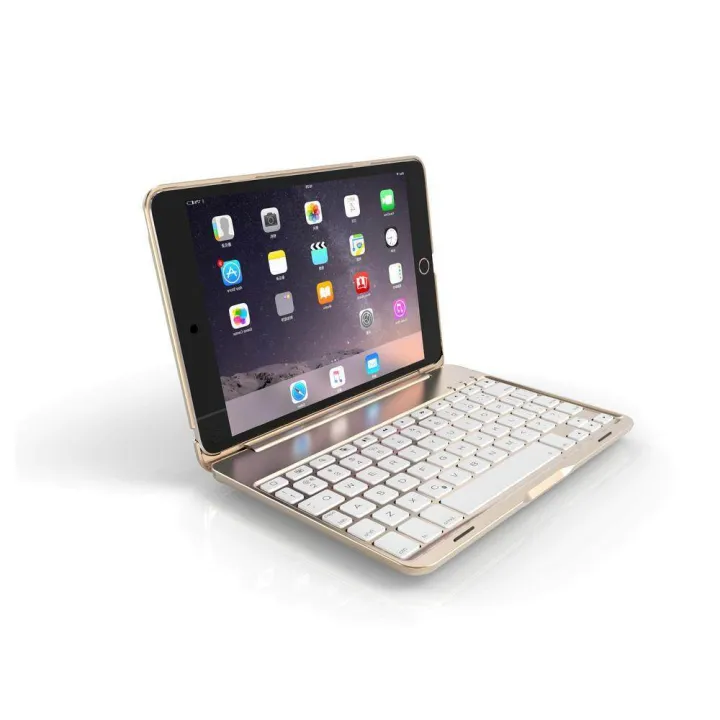 Keyboard%20Case%20Apple%20IPad%20Mini%204%207%20Colors%20Folio%20Backlit%20Light%20Colorful%20Bluetooth%20Keyboard%20Case%20With%20Executive%20Multi%20Function%20Case%20For%20IPad%20Mini%204%207.9%20Inch%20(Rose%20Gold)%20-%20Image%202