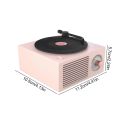 HXSJ Turntable Speaker USB BT-compatible V5.0 Vinyl Record Player Stereo Vintage Portable Speaker. 
