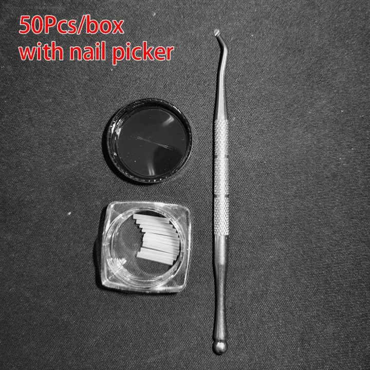 50Pcs/box%20New%20Brace%20Pedicure%20Tool%20Ingrown%20Toenail%20Correction%20Tool%20Filling%20Pad%20Nail%20Picker%20Elastic%20Patch%20Sticker%20Plastic%20Ingrown%20Toe%20Nail%20Treatment%20Straightening%20Clip%20-%20Image%209