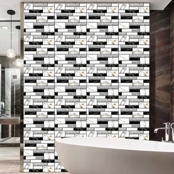 Self%20Adhesive%203D%20Brick%20Pattern%20Wall%20Decal%20Home%20Decor%20Wallpaper%20Waterproof%20Home%20Decor%20Wall%20Decal%20-%20Image%203