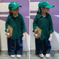 Letter Embroidered Children Baseball Cap for Girls Boy Solid Color  Hip Hop Hat Spring Autumn Casual Kids Visor Hats 2-7Y. 