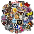 20/40pcs Games Stickers Gaming Logo Stickers for Laptop Scrapbook Journal Kids Girls Boys Stickers. 
