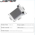 JASTER Mini Metal 2.0 Car and TV USB Flash Drive Pen Drives Pendrive Items Memory Stick 4GB 16GB 64GB Volume Sales. 