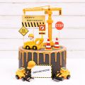 Crane Tractor Construction Birthday Cake Decor Cake Per Cars Party Construction Party One Year Birthday Boy 1st Baby Shower. 