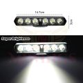 2 Pcs 6 LED Light Bar 36W Super Bright Spot Work Light With Flashing/Blinking Inbuilt Pods Single Row Off Road Driving Light Fog Light Waterproof Bike SUV Car Truck12V (Pack of 2). 