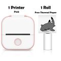 Phomemo T02 Mini Printer Portable Printer Thermal Printing Sticker Wir-el-ess Inkless Pocket Printer Self-adhesive Label Printer. 