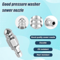 Sewer Jetter Nozzle Kit Pressure Drain Hydro Jet Hose Head Tip Pressure Washer Sewer Cleaning Tool Sewer Cleaning Tools. 
