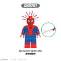 【Cost-effective】Compatible with LEGO Super Heroes Series Sony Red Spider-Man Building Block Toy Minifigure. 