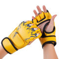 FG 1 Pair Professional Adult Boxing Half Finger Gloves Sanda Taekwondo Fitness Thicken Training Equipment. 