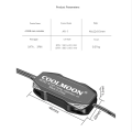 COOLMOON 1 Piece ARGB Mini Controller with Lengthen Cable Wide Compatibility 5V 3-Pin to SATA Power Supply RGB Sync Controller ABS ARGB Controller. 