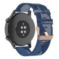 Watch Strap 22mm Stripe Weave Nylon Wrist Strap Watch Band for Huawei GT / GT2 46mm, Honor Magic Watch 2 46mm / Magic. 