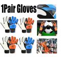 NEW door stopper rubber 1Pair Football Goalkeeper Gloves for Kids Latex Soccer Goal Keeper Handguards Non-slip Breathable Lightweight Sports Accessories. 