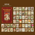 【Hottest Trends】Card Lover 50 Pcs Retro Material Paper Plant Journal Scrapbooking Deco Stickers Scrapbook Stationery. 