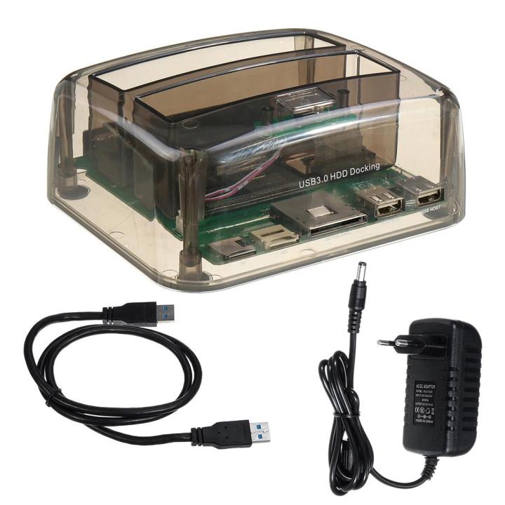 USB%203.0%20Dual%20Multifunction%20HDD%20Docking%20Station%20S8%20Multifunction%20Hard%20Drive%20Base%20Dual%20Position%20-%20Image%203