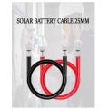 SOLAR ACCESORIES SOLAR BATTERY CABLE 25MM PAIR. 