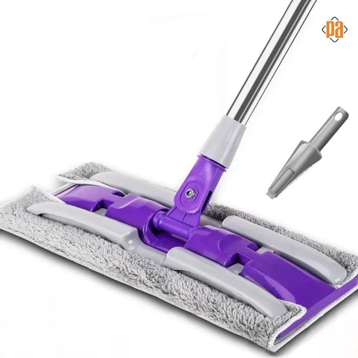 Microfiber%20Hardwood%20Floor%20Mop%20-%20%20Reusable%20Flat%20Mop%20Pads%20And%20Adjustable%20Stainless%20Steel%20Handle,%20for%20Wet%20and%20Dry%20Floor%20Cleaning%20-%20Image%202